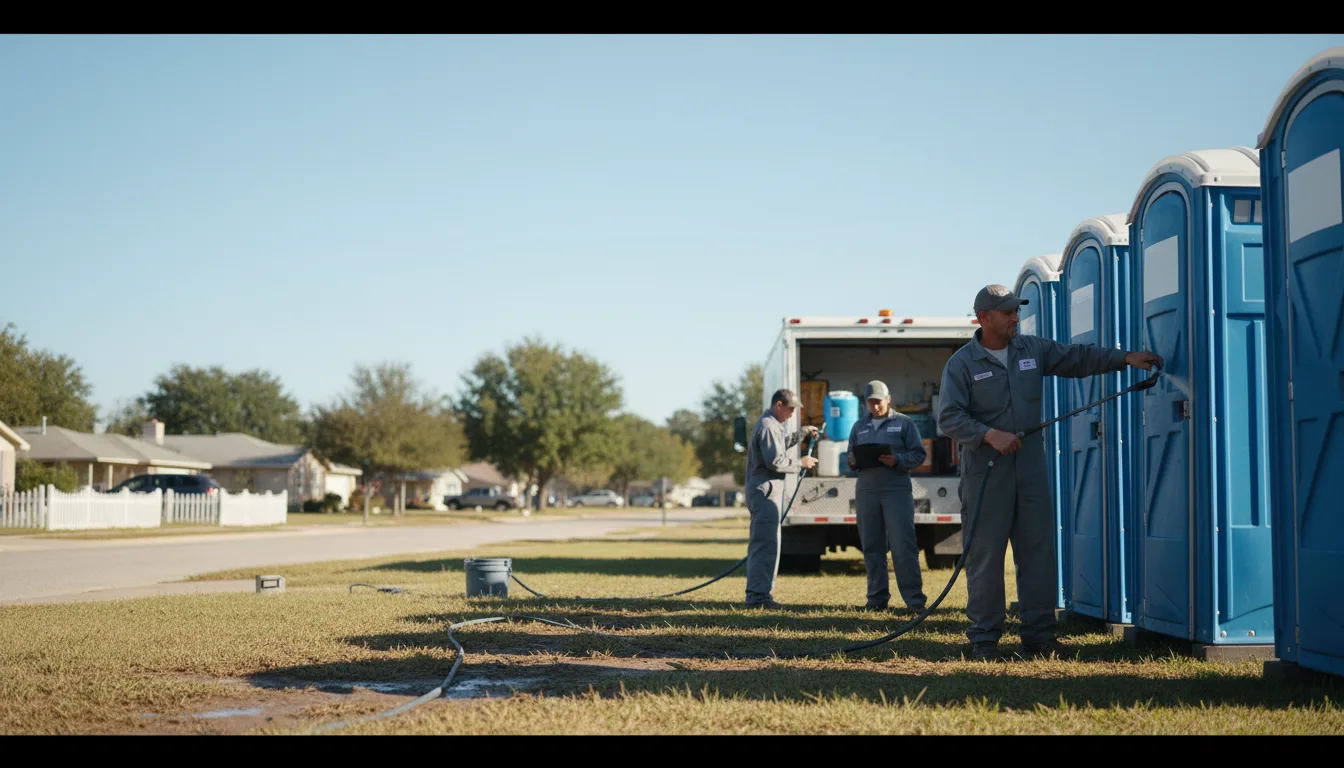Long-Term Portable Toilet Rental in Hurst, IL near me